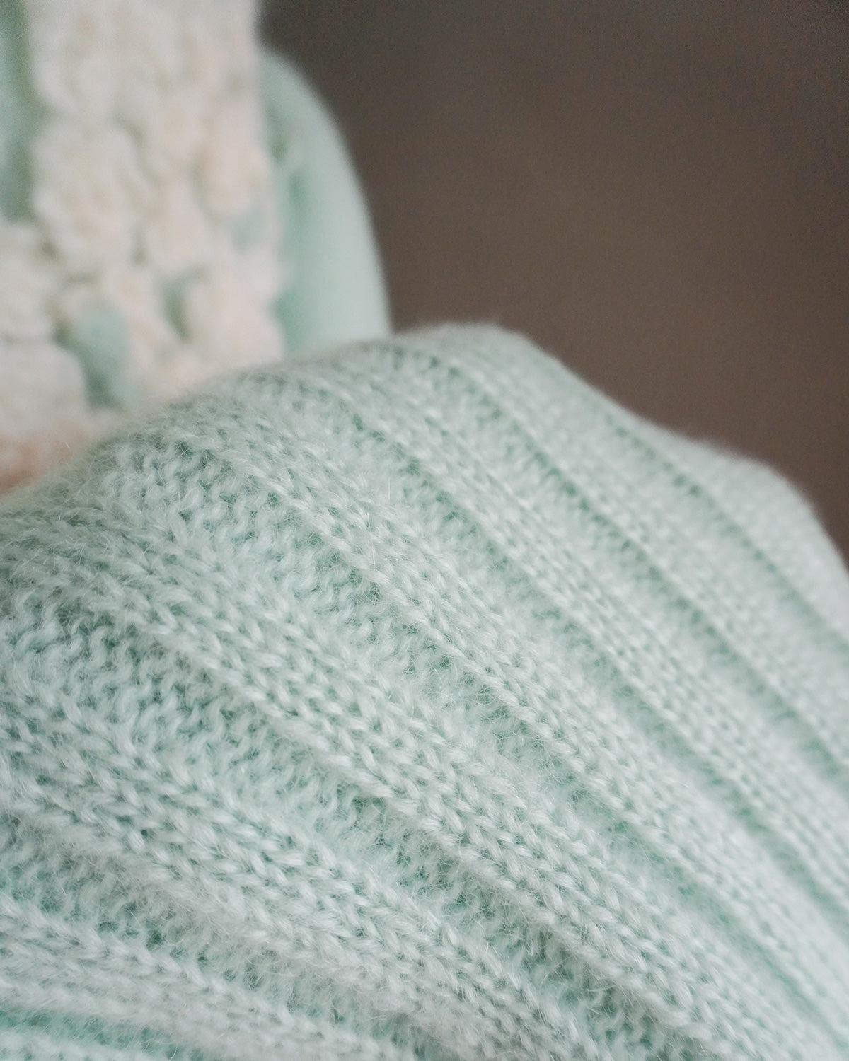 Hand Knit Rose Canvas Sweater
