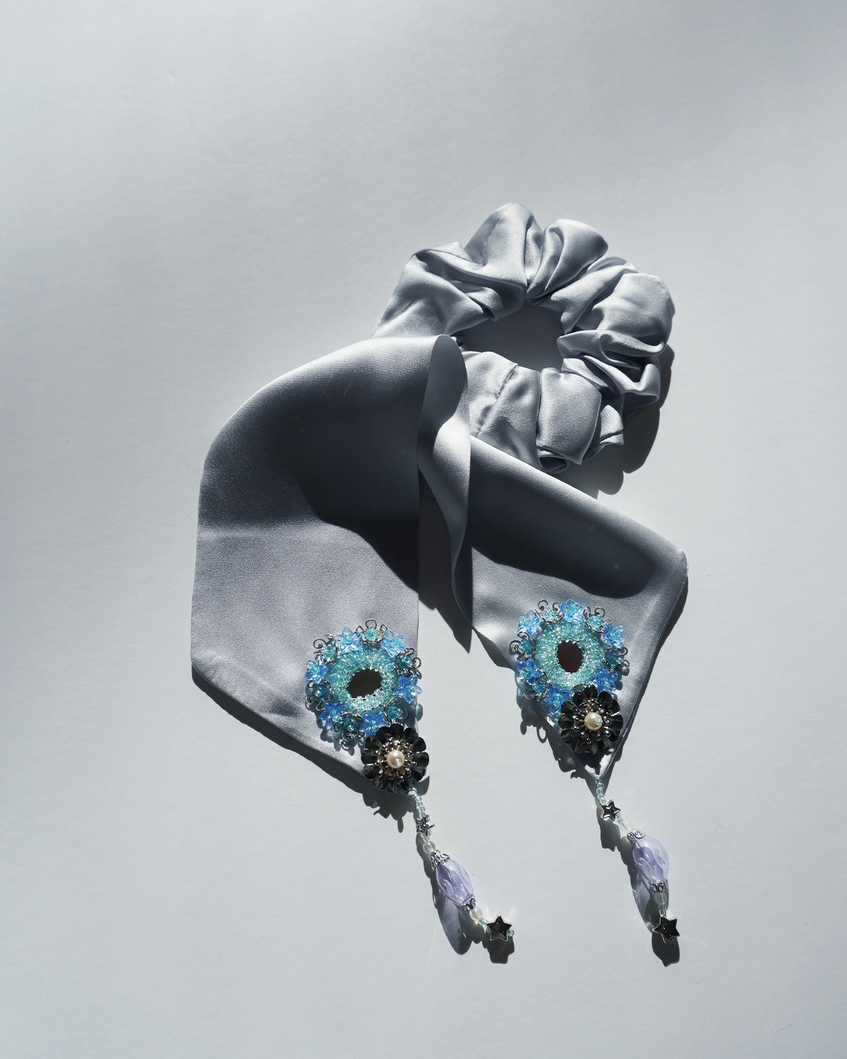 Bijoux Silk Ribbon ChouChou【light blue】