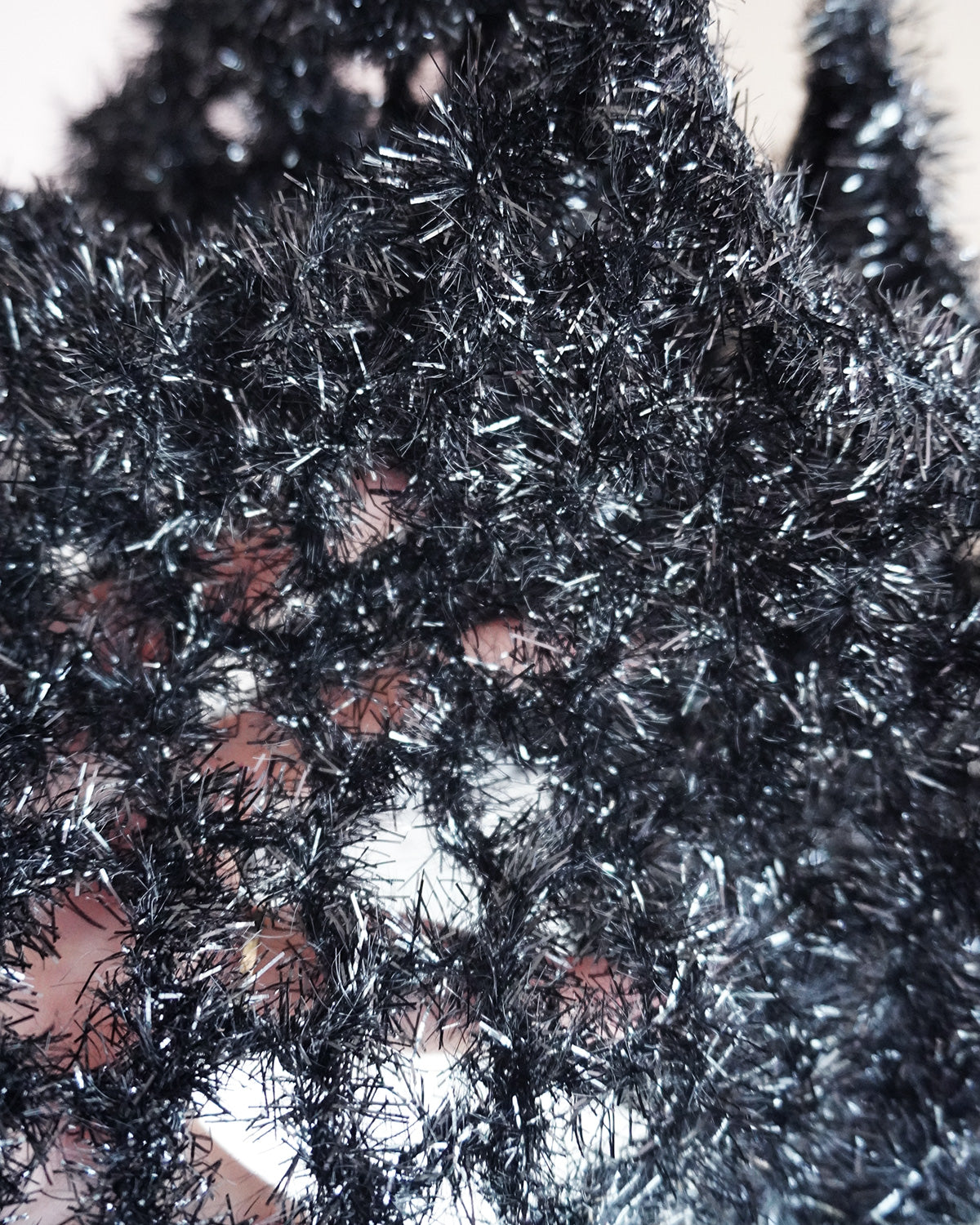 hand knit camisole black