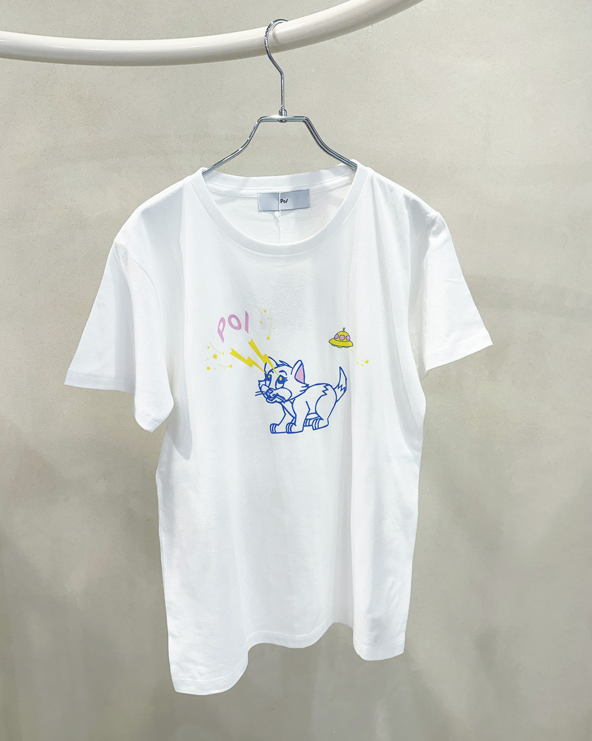 Print tee S/S cat UFO