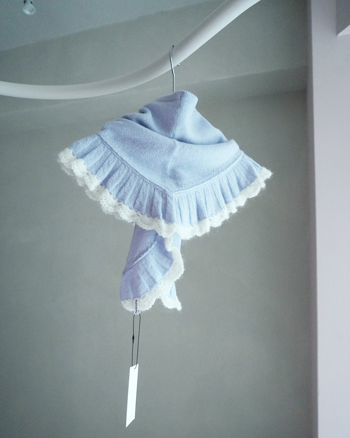 Ruffle Knit Stole