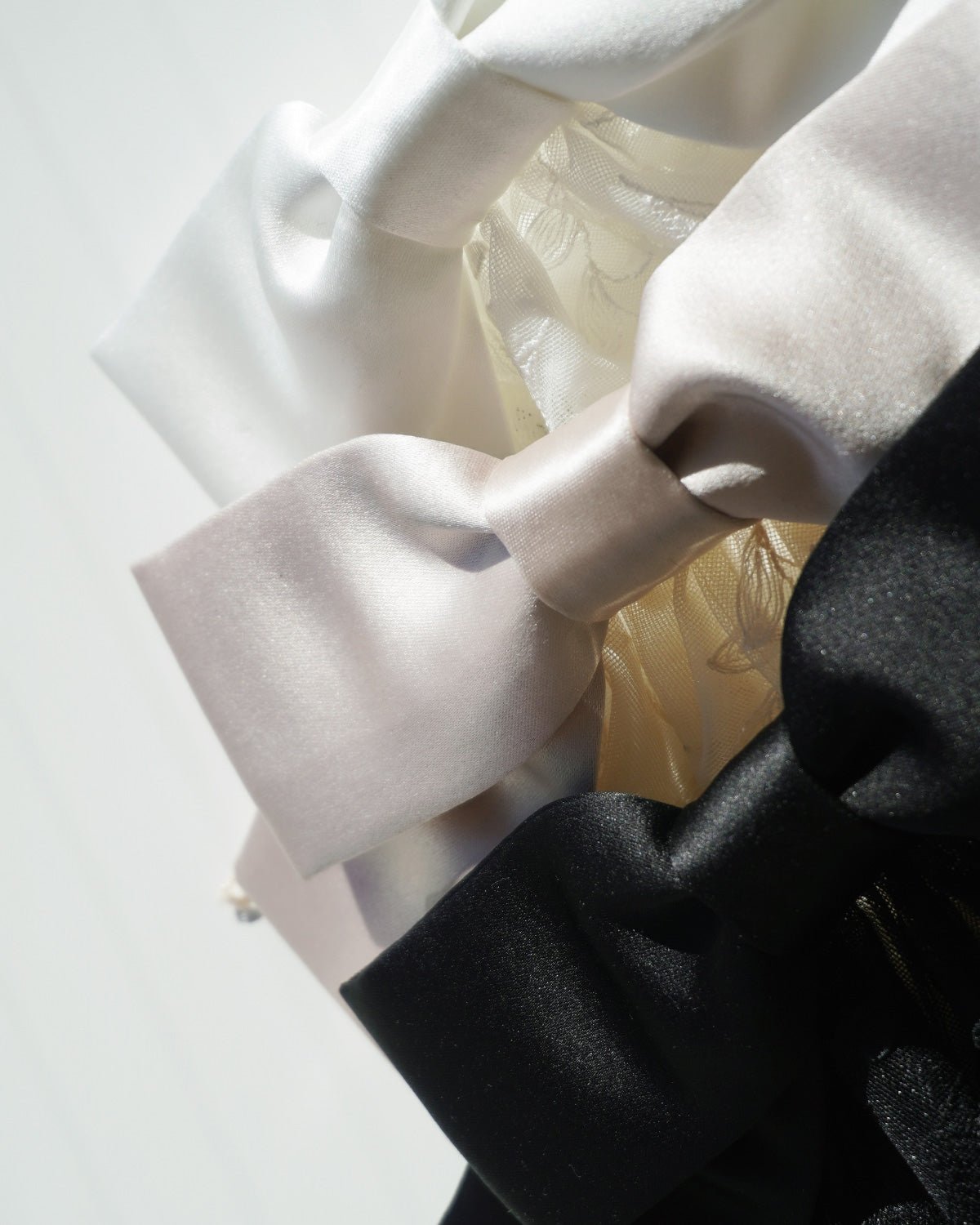 lily of the valley lace barette