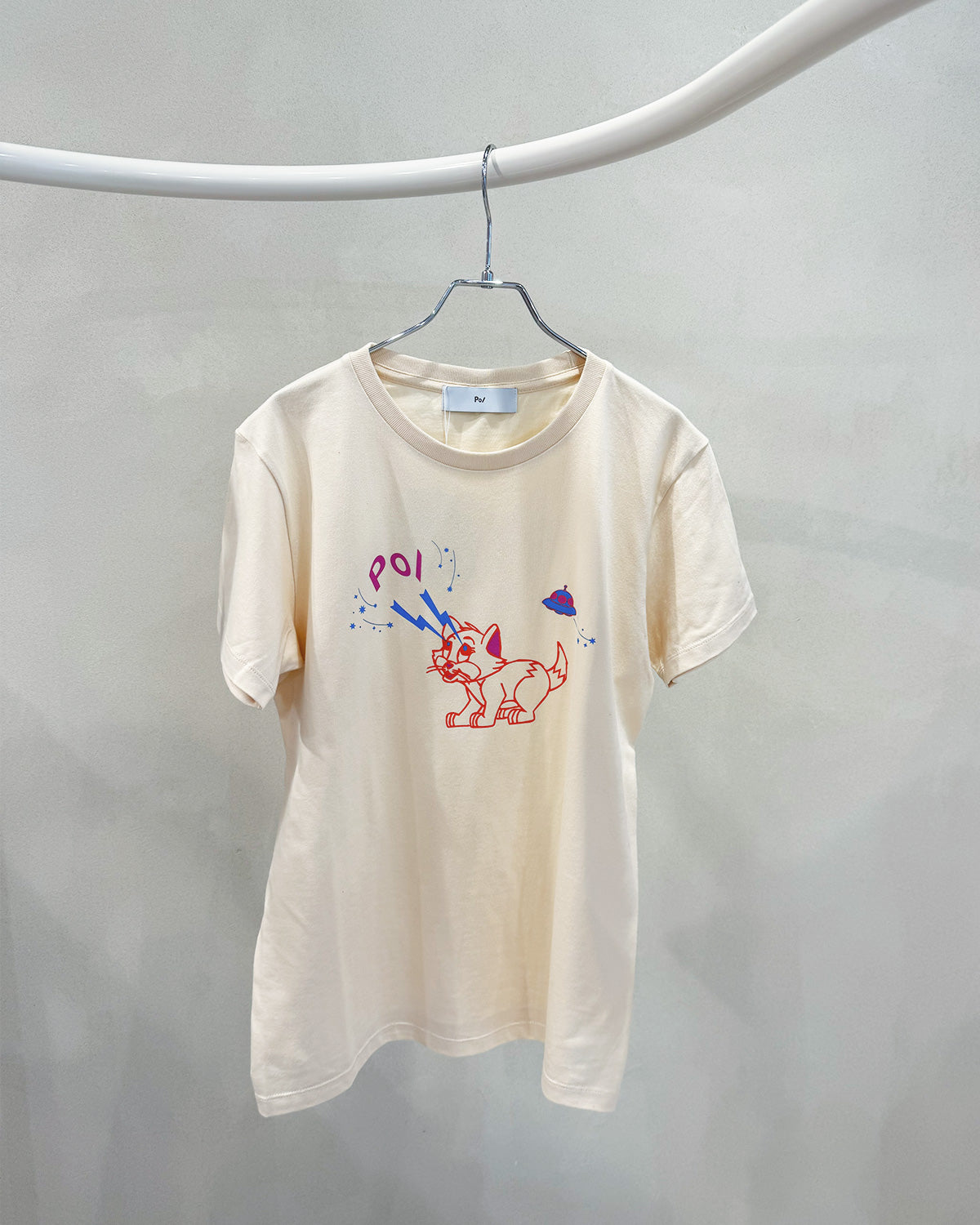 Print tee S/S cat UFO