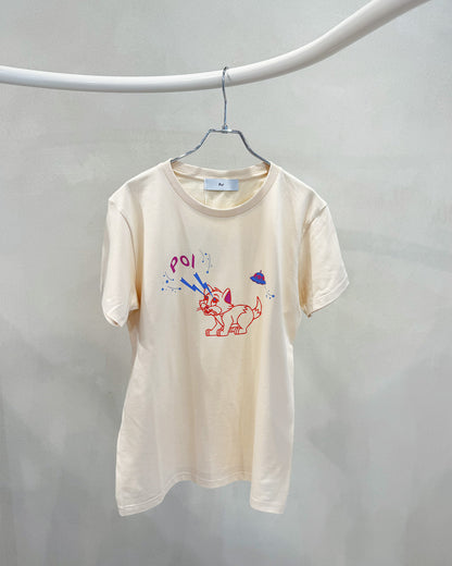 Print tee S/S cat UFO