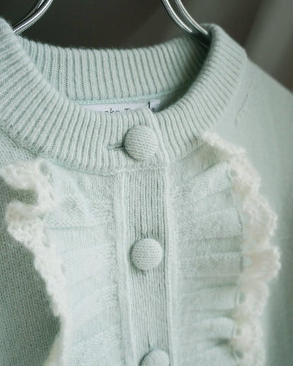 Ruffle Knit Cardigan