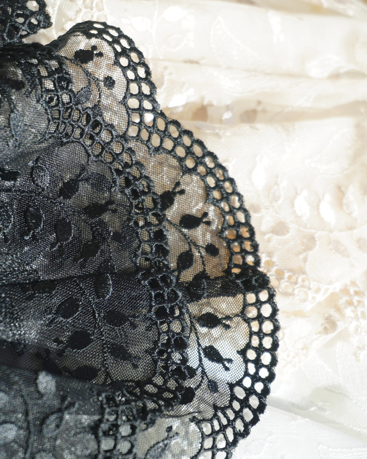 lily of the valley lace barette