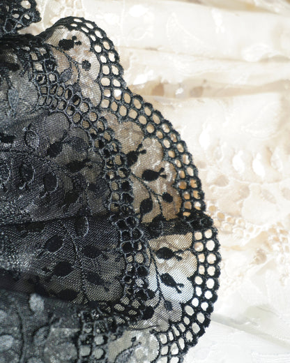 lily of the valley lace barette