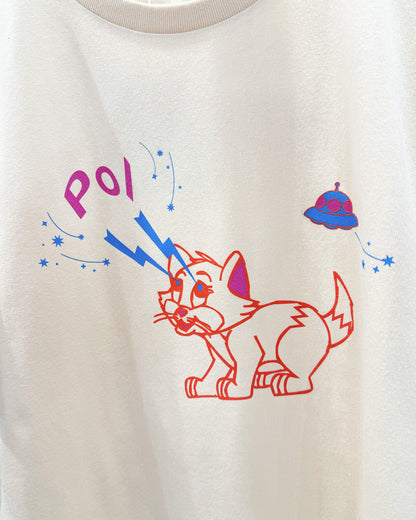 Print tee S/S cat UFO