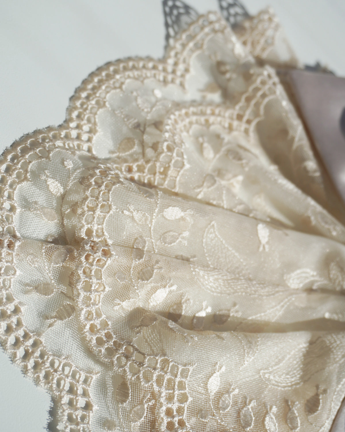 lily of the valley lace barette