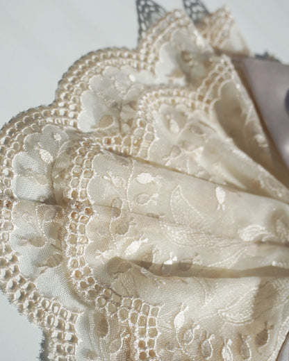 lily of the valley lace barette