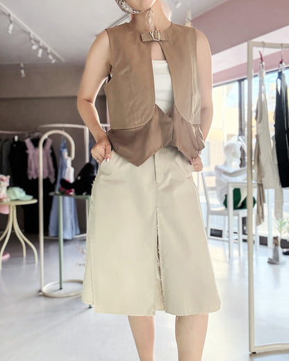 Nee flare skirt Beige