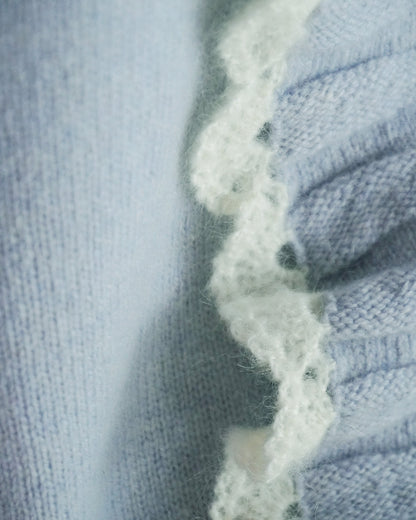 Ruffle Knit Cardigan