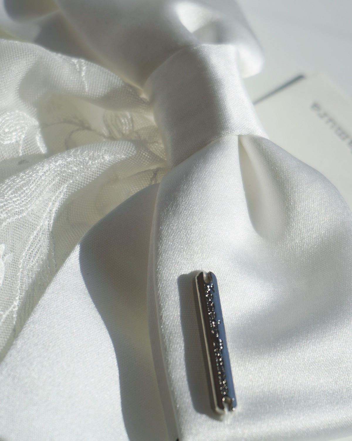 lily of the valley lace barette