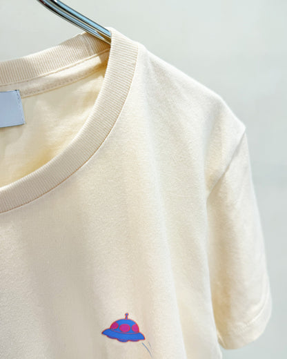 Print tee S/S cat UFO