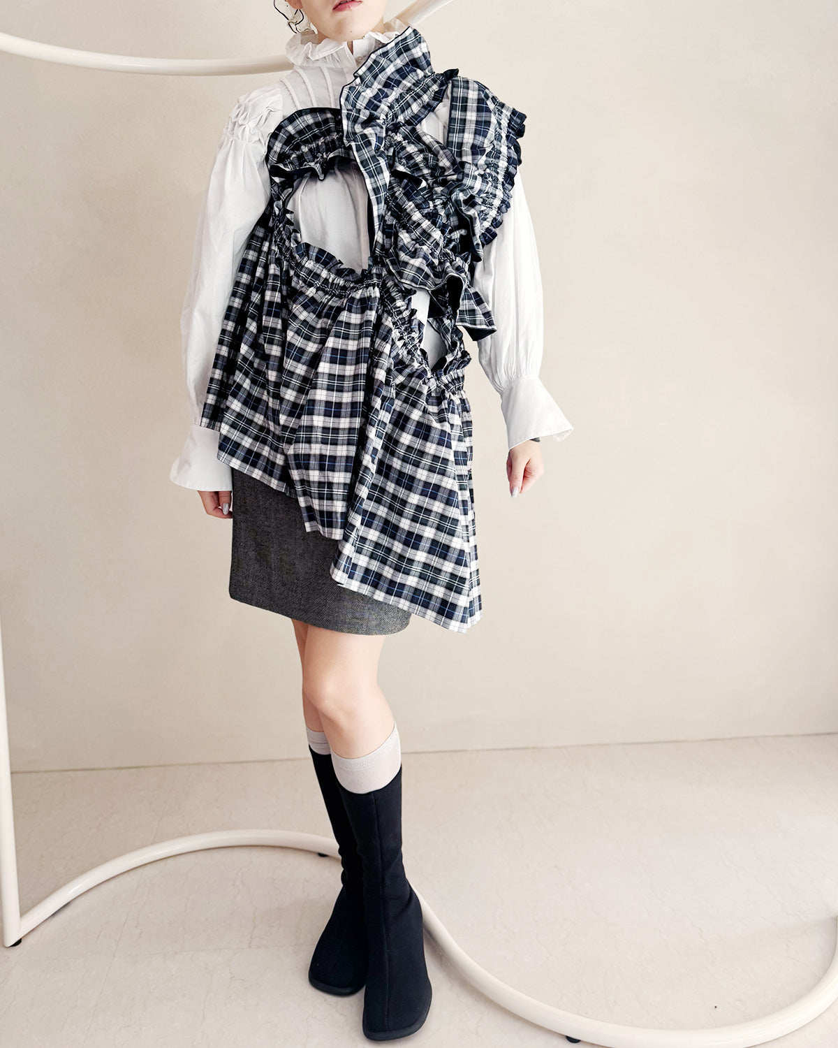 バナナリパブリック ツイードスカート