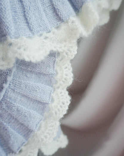 Ruffle Knit Stole
