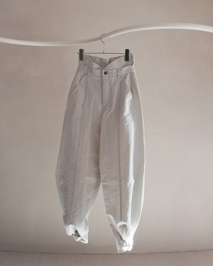 Military shrink pants Greige