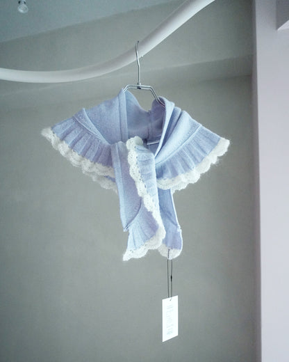 Ruffle Knit Stole
