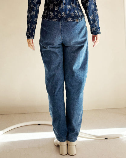 サイドゴムジーンズ