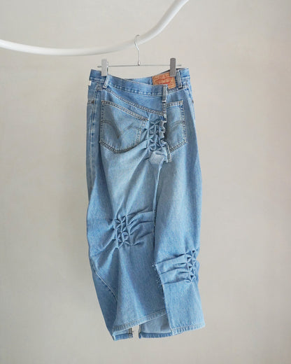 Vintage denim skirt