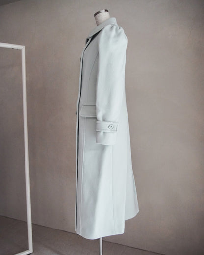 Wool Puff Sleeve Coat