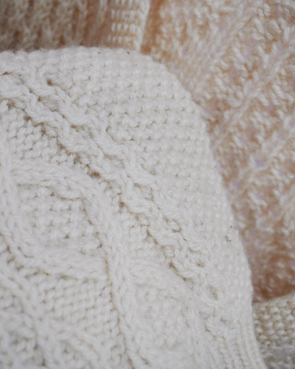 cardigan with pompom（remake knit）