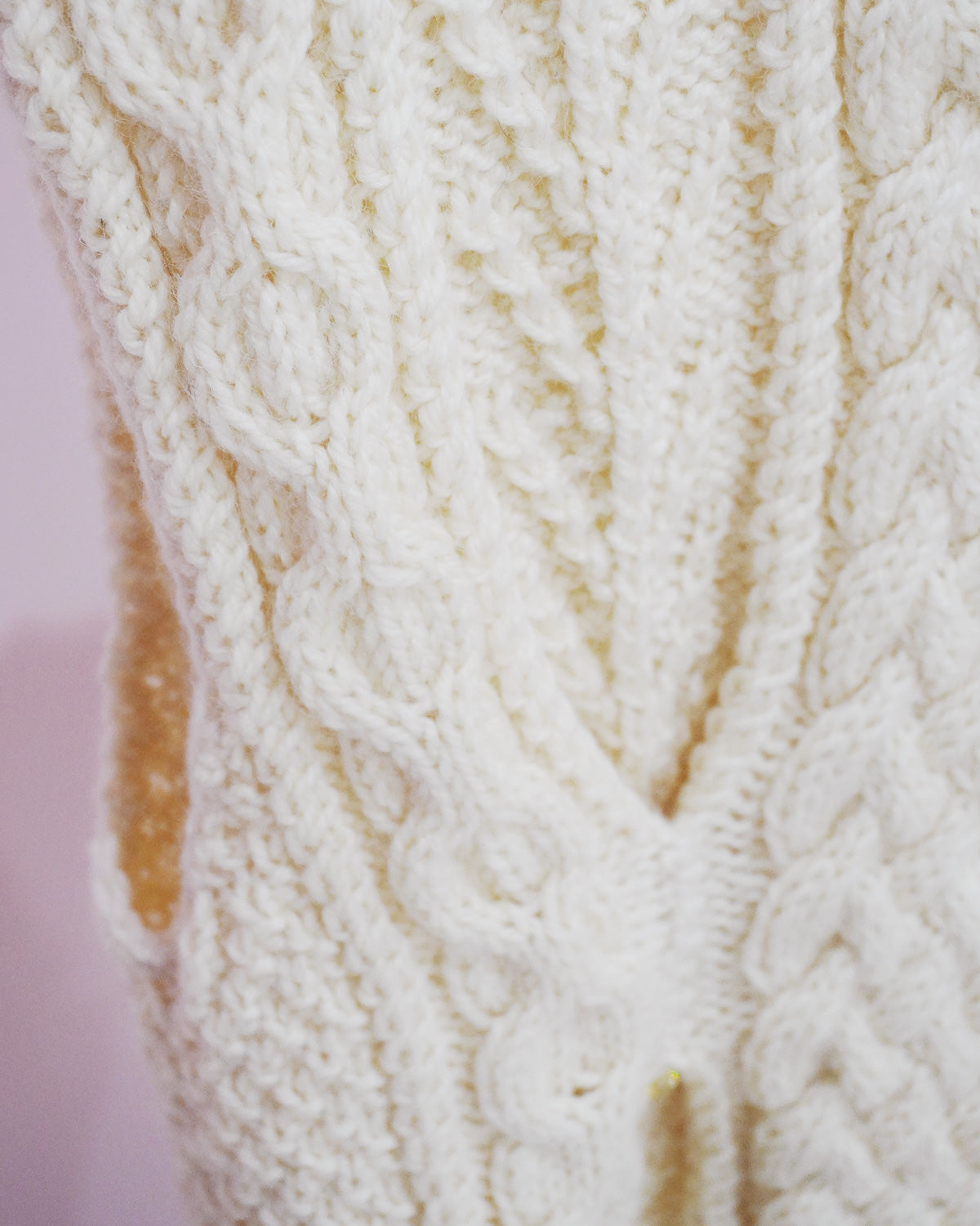 flow slit vest（remake knit）