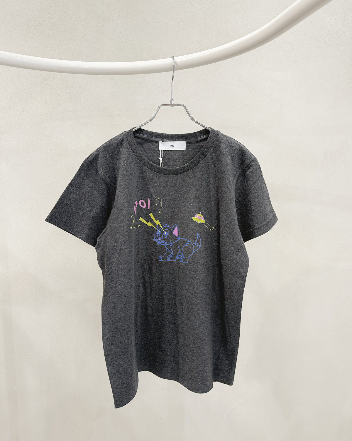 Print tee S/S cat UFO