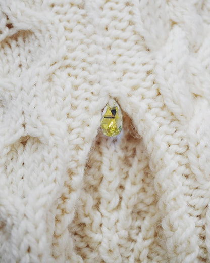 flow slit vest（remake knit）