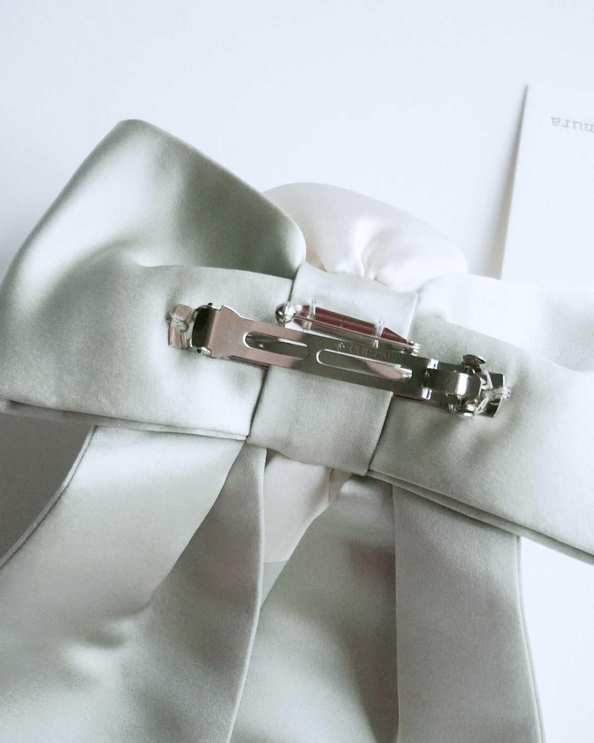Satin Rose Barrette