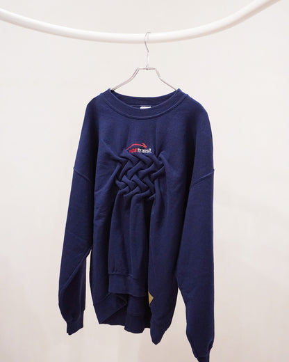 Remake sweat - front Navy