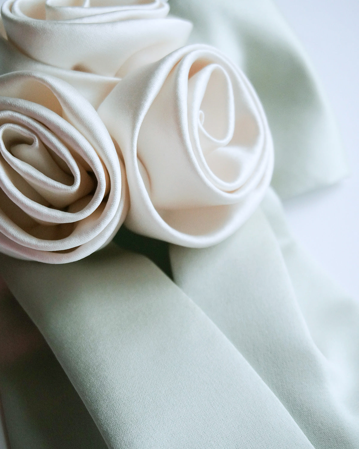 Satin Rose Barrette