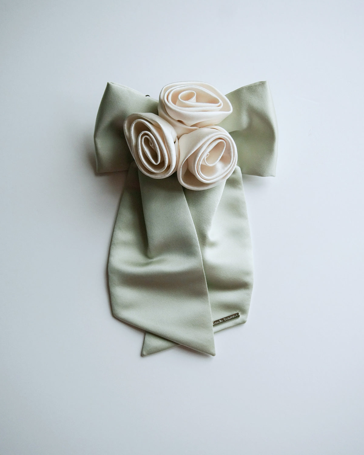 Satin Rose Barrette