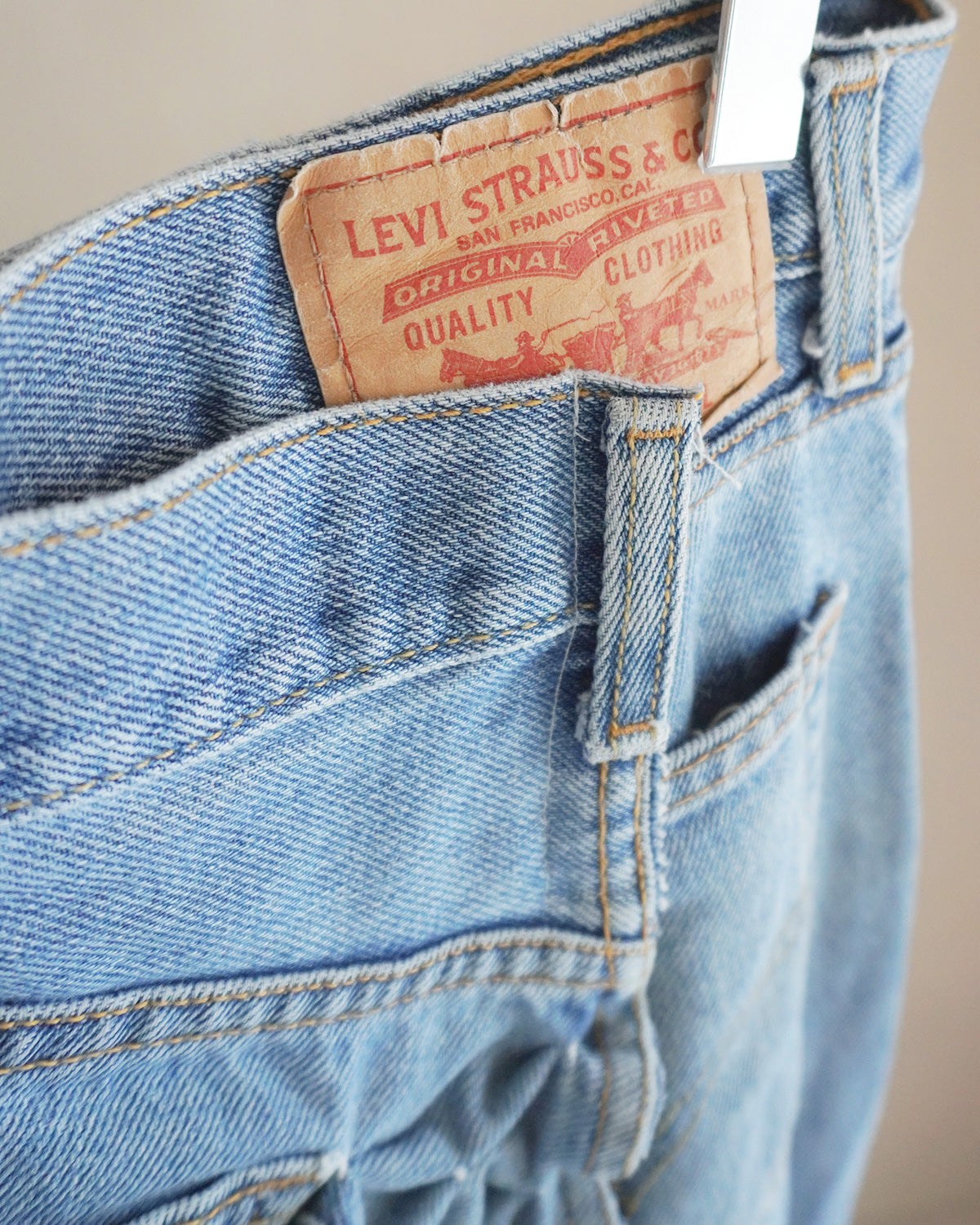 Vintage denim skirt