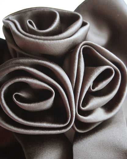 Satin Rose Barrette