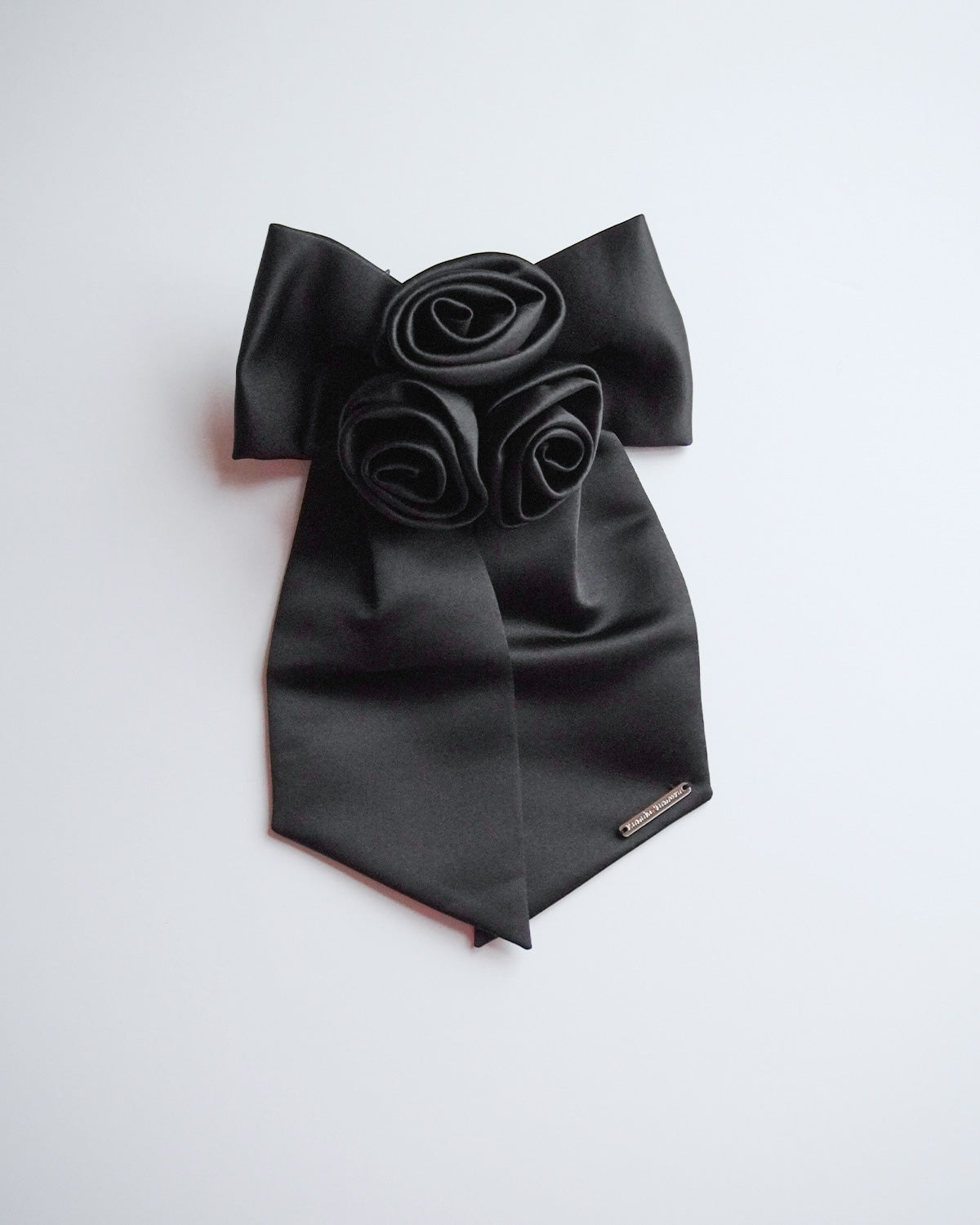 Satin Rose Barrette