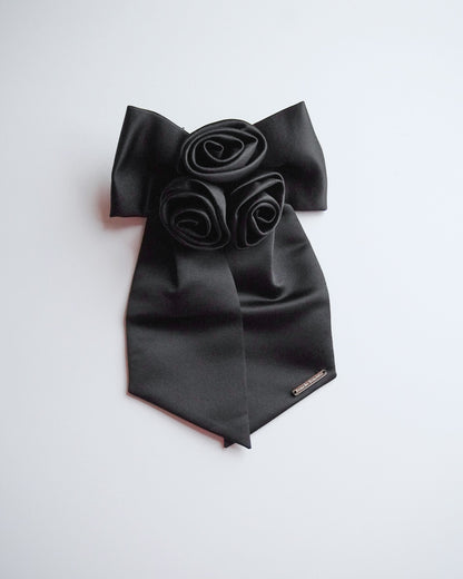 Satin Rose Barrette