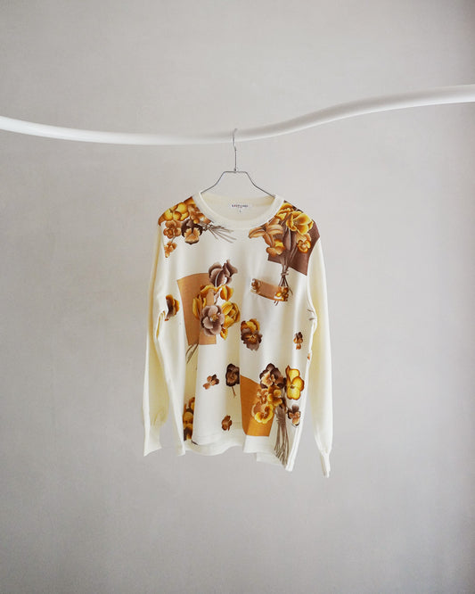 レオナールスポーツ ブラウンニット