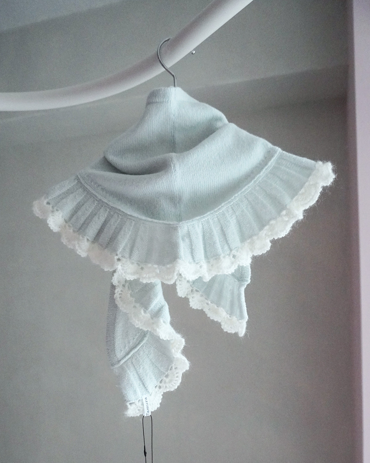 Ruffle Knit Stole