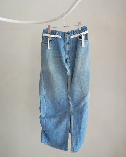 Vintage denim skirt