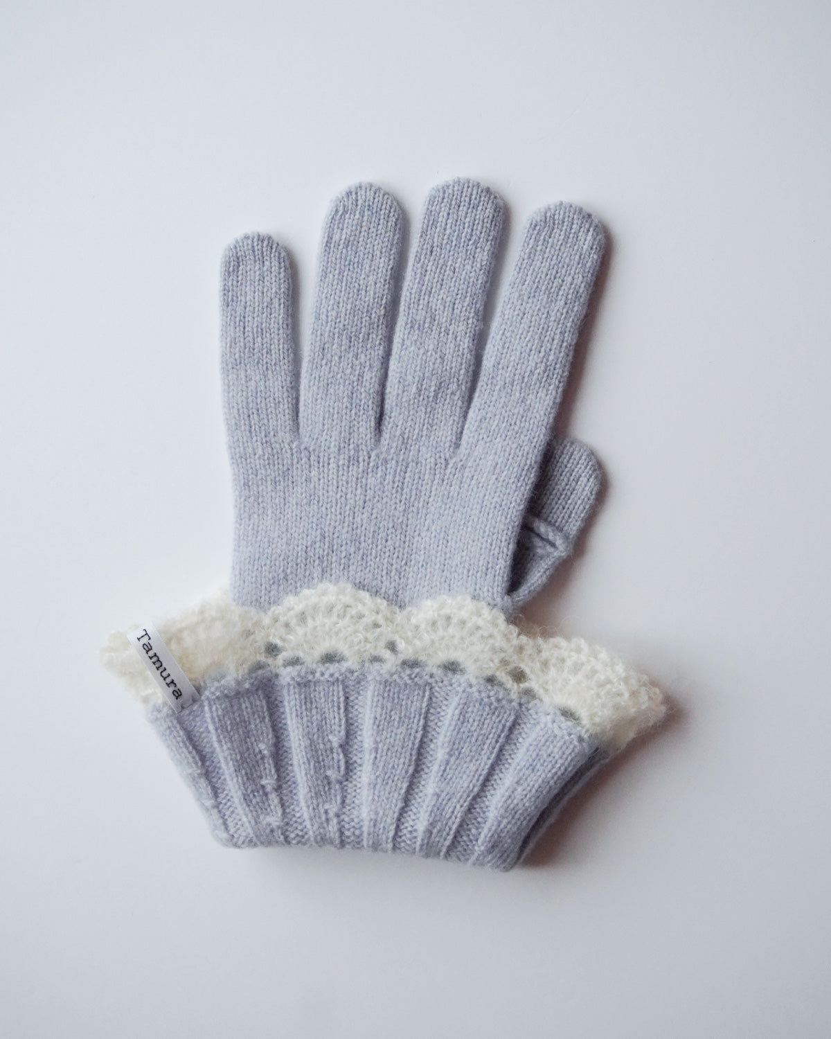 Ruffle Knit Gloves