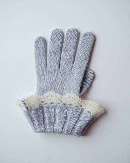 Ruffle Knit Gloves