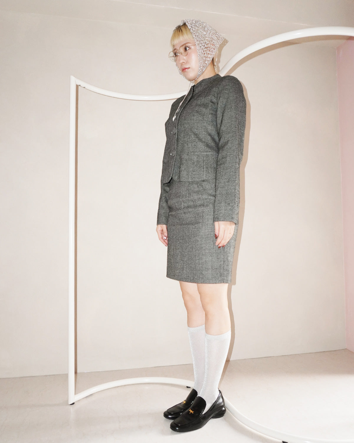 バナナリパブリック ツイードスカート