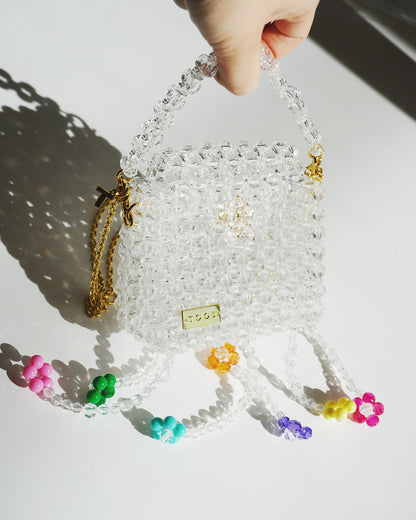 3way chain bag Mini flower clear