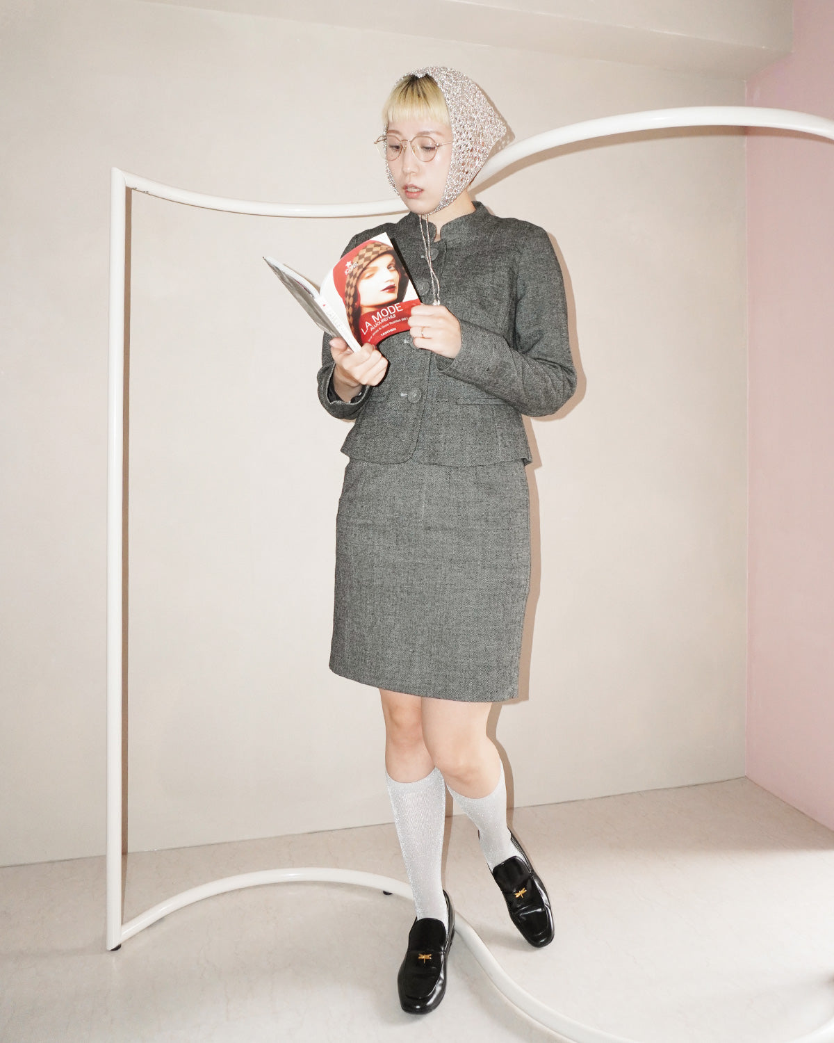 バナナリパブリック ツイードスカート