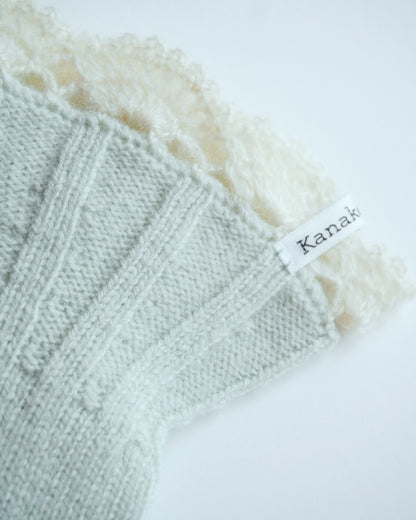 Ruffle Knit Gloves