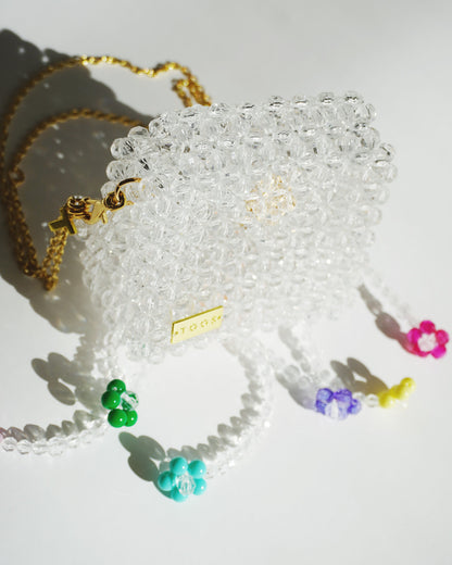 3way chain bag Mini flower clear