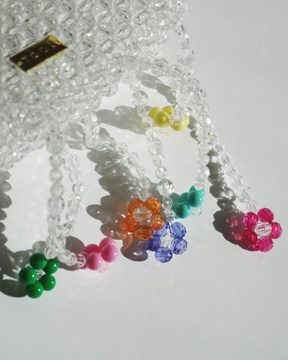 3way chain bag Mini flower clear