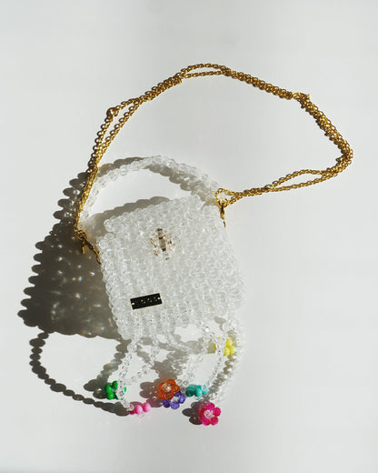3way chain bag Mini flower clear
