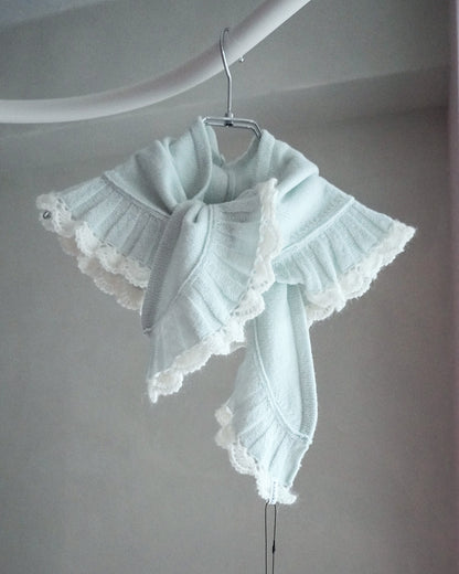 Ruffle Knit Stole